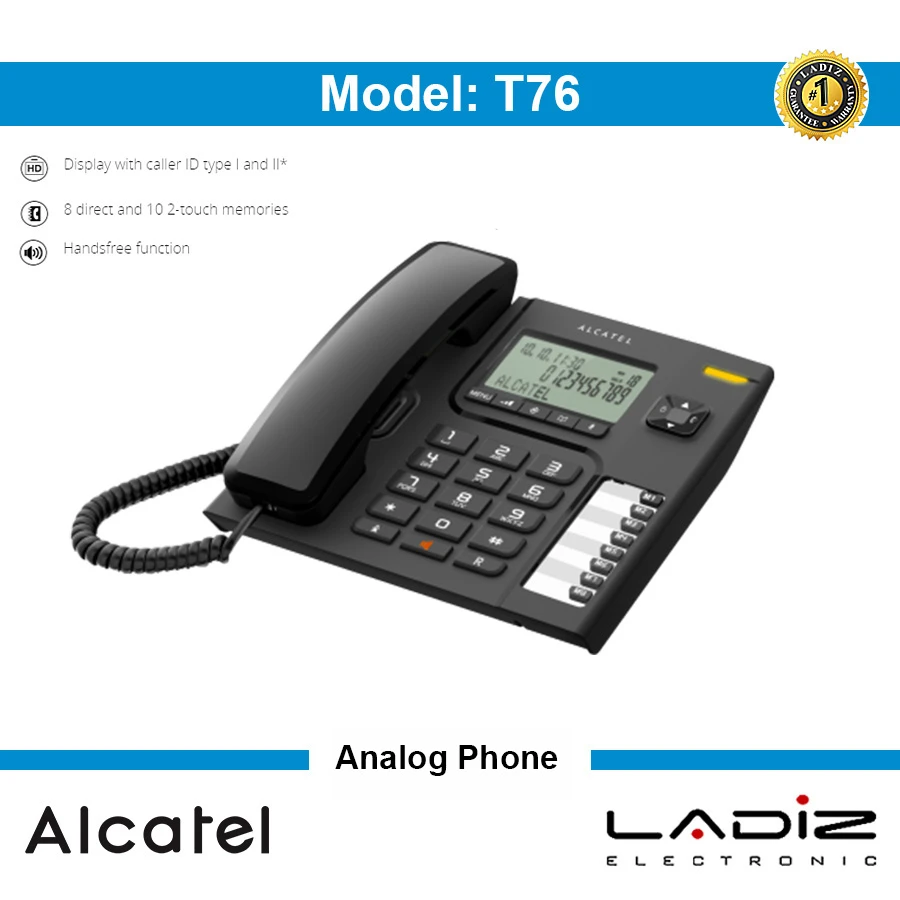 تلفن رومیزی آلکاتل مدل T76