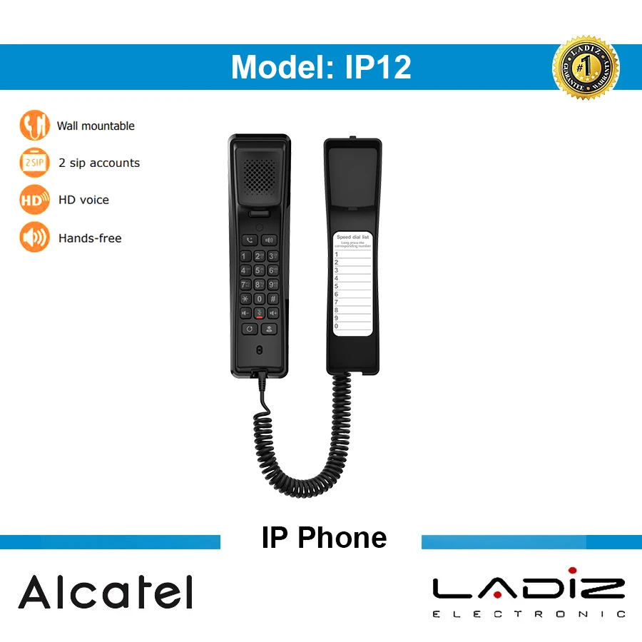 تلفن تحت شبکه آلکاتل IP12
